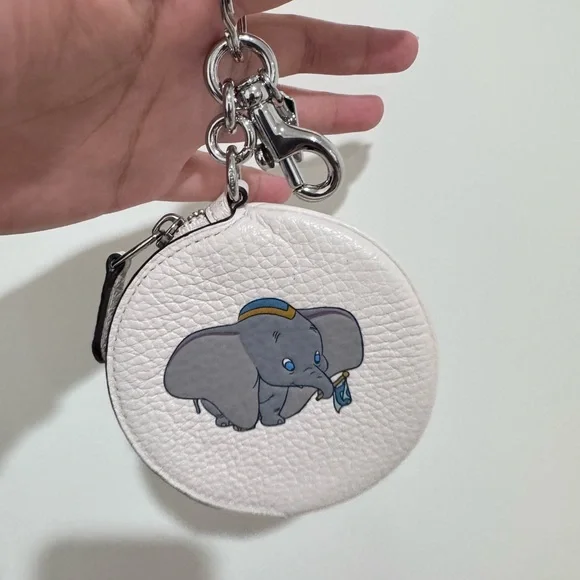 COACH DISNEY DUMBO COIN POUCH BAG CHARM - Picture 1 of 3